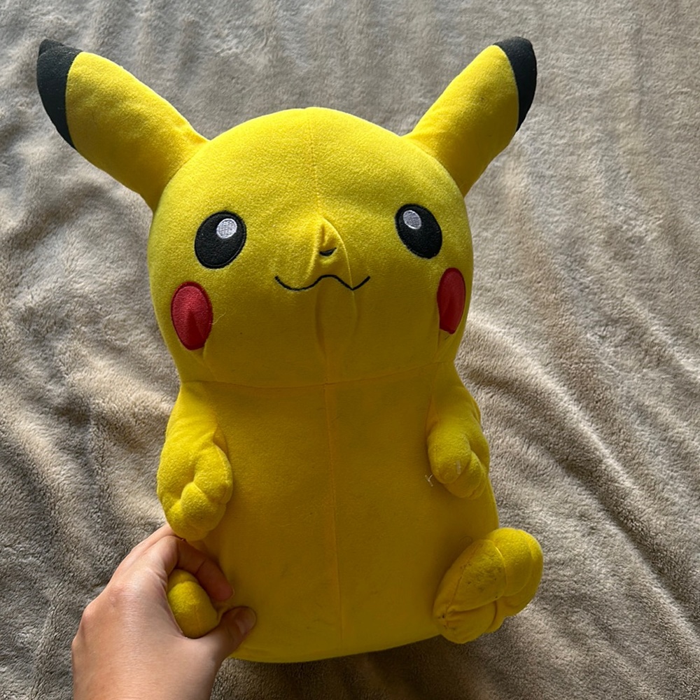 Use pikachu ⚡️ plush